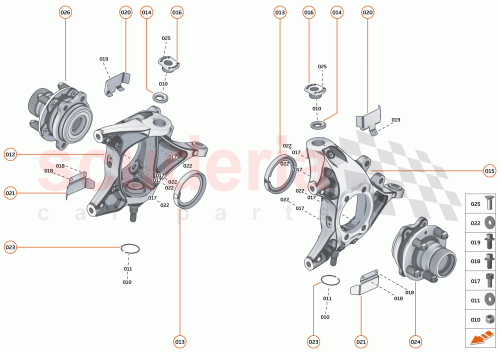 Part Diagram for McLaren 31BA006CP