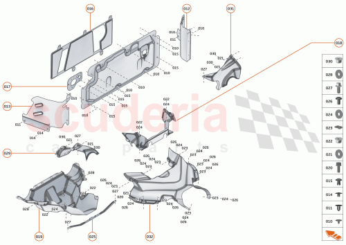 Part Diagram for McLaren 15EA018CP