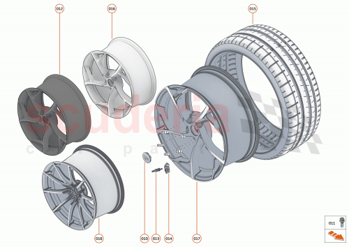 Part Diagram for McLaren 26AC037SP