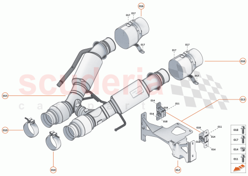 Part Diagram for McLaren 16HA291CP