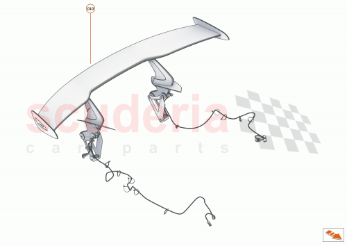 Part Diagram for McLaren 13AA901MP