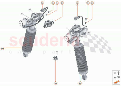Part Diagram for McLaren 13BA447RP