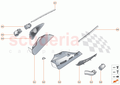 Part Diagram for McLaren 23NA405CP