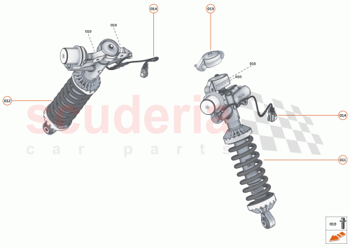 Part Diagram for McLaren 16BA513CP