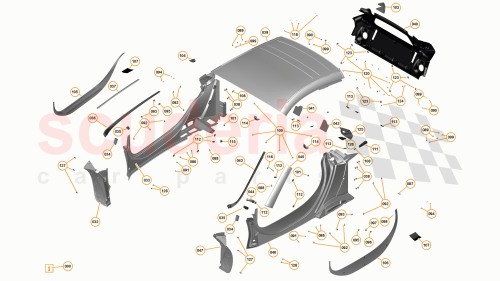 Part Diagram for McLaren 00RA391