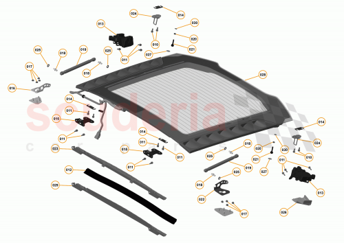 Part Diagram for McLaren 11A7410CP