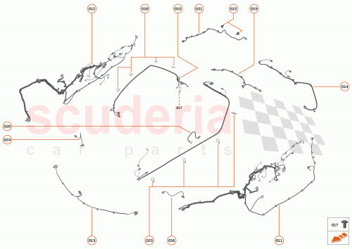 Part Diagram for McLaren 28MA014SP