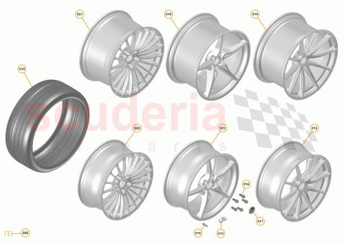 Part Diagram for McLaren 11B1697RP