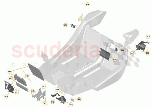 Part Diagram for McLaren 13NA151GP