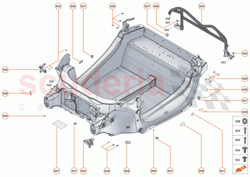 Part Diagram for McLaren 14AA042MP