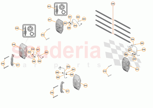 Part Diagram for McLaren 00RA597