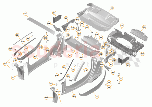 Part Diagram for McLaren 11A8967RP