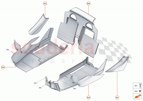 Part Diagram for McLaren 13NA454MP