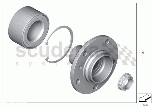 Part Diagram for Rolls Royce 33 41 0150572
