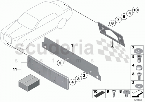 Part Diagram for Rolls Royce 51 18 1966959