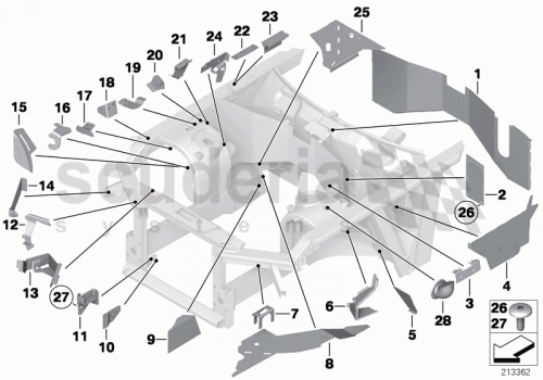 Part Diagram for Rolls Royce 41 35 7079557