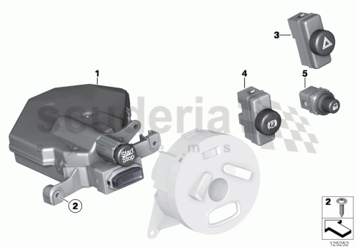 Part Diagram for Rolls Royce 61 31 0027419