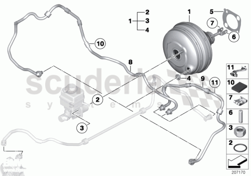 Part Diagram for Rolls Royce 11 66 7577076