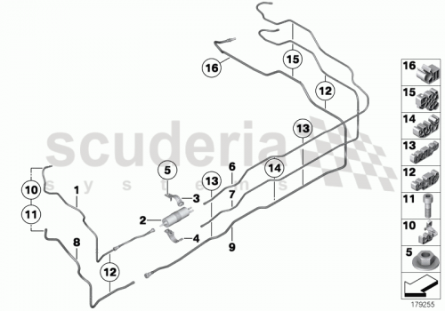 Part Diagram for Rolls Royce 16 12 7199667