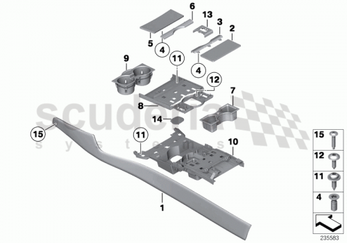Part Diagram for Rolls Royce 51 16 9173700