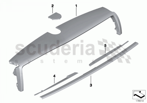 Part Diagram for Rolls Royce 51 45 6951864