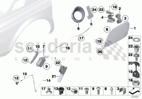 Part Diagram for Rolls Royce 51 17 1928699