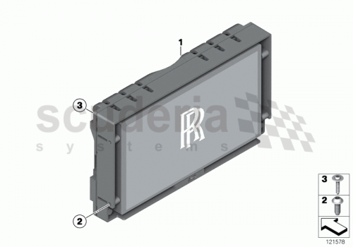 Part Diagram for Rolls Royce 65 82 0413954