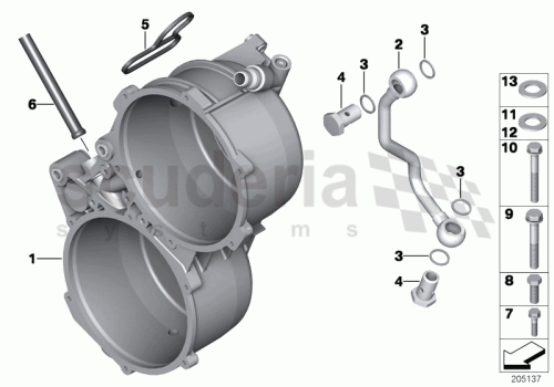 Part Diagram for Rolls Royce 12 31 7520746