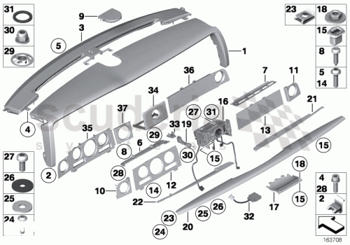 Part Diagram for Rolls Royce 51 45 7067604