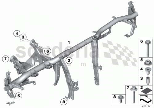 Part Diagram for Rolls Royce 51 45 9151132
