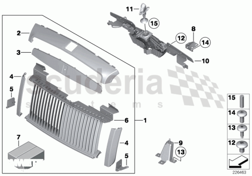 Part Diagram for Rolls Royce 51 13 7164129