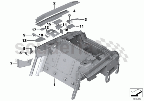 Part Diagram for Rolls Royce 41 10 7237009