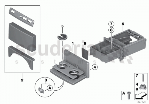 Part Diagram for Rolls Royce 51 16 8147909