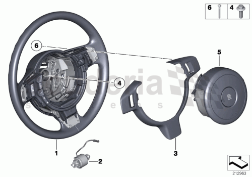 Part Diagram for Rolls Royce 32 30 6794166