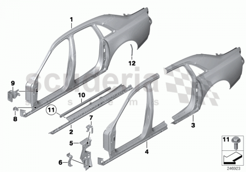 Part Diagram for Rolls Royce 41 00 7271085