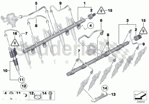 Part Diagram for Rolls Royce 13 53 7560542