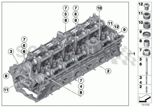 Part Diagram for Rolls Royce 07 12 9908115