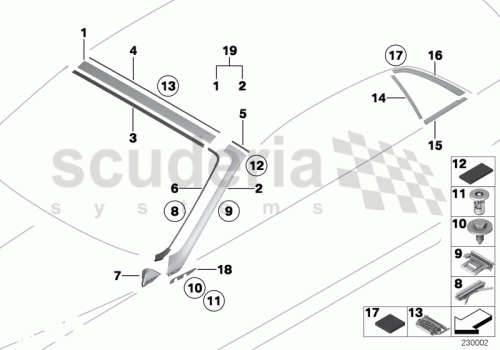 Part Diagram for Rolls Royce 51 37 7200428