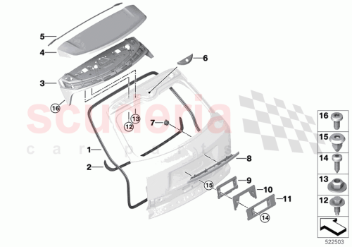 Part Diagram for Rolls Royce 51139478579