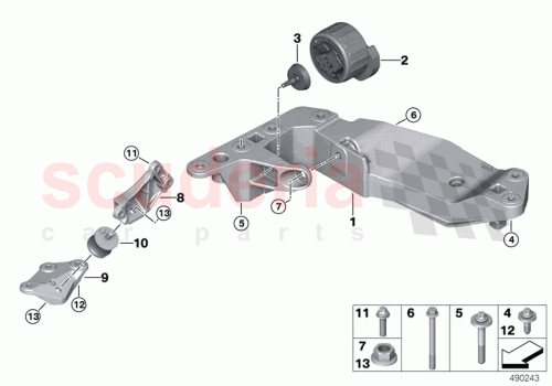 Part Diagram for Rolls Royce 22316788586