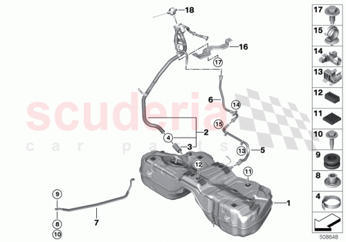 Part Diagram for Rolls Royce 16117446737