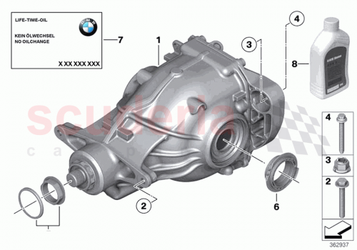 Part Diagram for Rolls Royce 33109454765