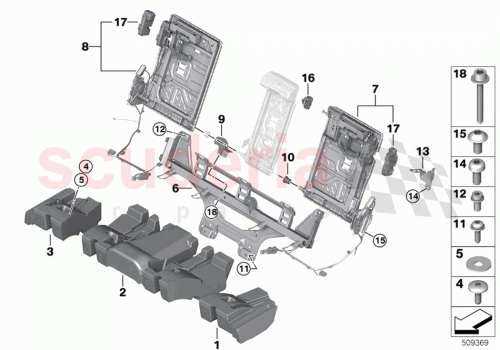Part Diagram for Rolls Royce 07119904209