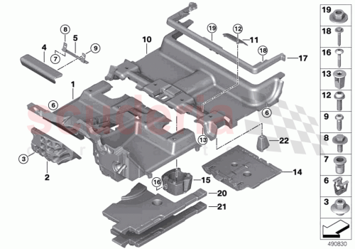 Part Diagram for Rolls Royce 51 47 4A11280