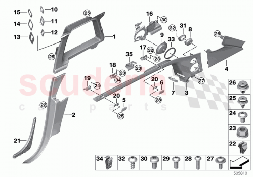 Part Diagram for Rolls Royce 51437951529