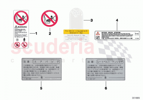 Part Diagram for Rolls Royce 71217142578
