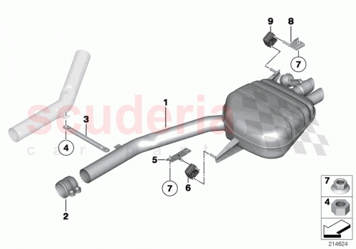Part Diagram for Rolls Royce 18308611338