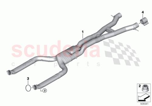Part Diagram for Rolls Royce 18309488530