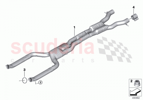 Part Diagram for Rolls Royce 18308485808