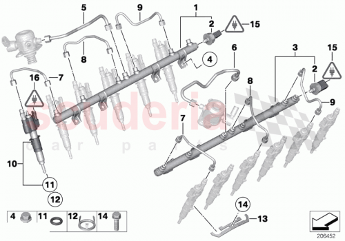 Part Diagram for Rolls Royce 13538648631